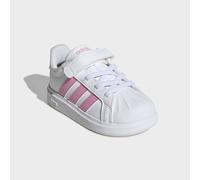Sneaker ADIDAS SPORTSWEAR "STREETTALK", Mädchen, Gr. 23, pink (cloud weiß, st tropic bloom, ftwr weiß), Synthetik, Schuhe Sneaker, inspiriert vom Design des adidas Superstar,für Kinder (13800520-23) c