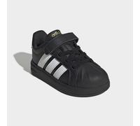 Sneaker ADIDAS SPORTSWEAR "STREETTALK", Mädchen, Gr. 26, schwarz-weiß (core schwarz, ftwr weiß, gold metallic), Synthetik, Schuhe Sneaker, für Kinder (88765310-26) core schwarz, ftwr weiß, gold metall