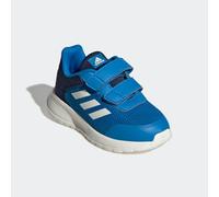 Sneaker ADIDAS SPORTSWEAR "TENSAUR RUN", Mädchen, Gr. 23, blau (blau rush, core weiß, dunkelblau), Synthetik, Textil, Schuhe Sneaker, für Kinder, mit Klettverschluss (74243920-23) blau rush, core weiß
