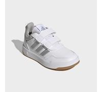 Sneaker ADIDAS SPORTSWEAR "TENSAUR SPORT 3.0 CF K", Kinder, Gr. 35, weiß (cloud weiß, silber metallic, grau two), Synthetik, Textil, Schuhe Sneaker, für Kinder & Jugendliche (56874433-35) cloud weiß,
