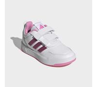 Sneaker ADIDAS SPORTSWEAR "TENSAUR SPORT 3.0 CF K", Mädchen, Gr. 30, cloud weiß, bliss pink, grau two, Synthetik, Textil, Schuhe Sneaker, mit Klettverschluss, für Kinder & Jugendliche (19678848-30) cl