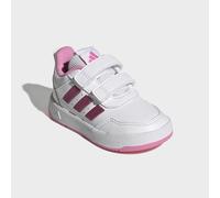 Sneaker ADIDAS SPORTSWEAR "TENSAUR SPORT 3.0 FÜR BABYS UND KLEINKINDER", Mädchen, Gr. 22, cloud weiß, bliss pink, grau two, Synthetik, Textil, Schuhe Sneaker, für Kinder, mit Klettverschluss (98742405
