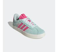 Sneaker ADIDAS SPORTSWEAR "VL COURT 3.0", Damen, Gr. 37, grün (halo mint, pulse magenta, bliss pink), Leder, Synthetik, Schuhe Sneaker, inspiriert vom Design des adidas samba (76299020-37) halo mint, 