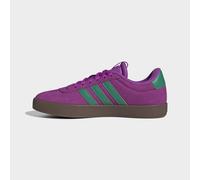 Sneaker ADIDAS SPORTSWEAR "VL COURT 3.0", Damen, Gr. 37, lila burst, court grün, gold metallic, Leder, Synthetik, Schuhe Sneaker, inspiriert vom Design des adidas samba (61092740-37) lila burst, court