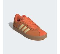 Sneaker ADIDAS SPORTSWEAR "VL COURT 3.0", Damen, Gr. 37, orange (pure orange, orange tint, iron metallic), Leder, Textil, Schuhe Sneaker, inspiriert vom Design des adidas samba (35029428-37) pure oran