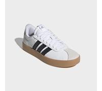 Sneaker ADIDAS SPORTSWEAR "VL COURT 3.0", Damen, Gr. 38, cloud weiß, core schwarz, orbit grau, Leder, Textil, Schuhe Sneaker (89352031-38) cloud weiß, core schwarz, orbit grau