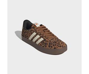 Sneaker ADIDAS SPORTSWEAR "VL COURT 3.0", Damen, Gr. 38, dusky bronze, cream weiß, gum5, Leder, Textil, Schuhe Sneaker, mit Animal Print, Leo-Print (67995627-38) dusky bronze, cream weiß, gum5