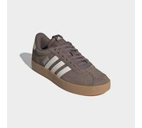 Sneaker ADIDAS SPORTSWEAR "VL COURT 3.0", Damen, Gr. 40,5, earth strata, chalk weiß, gum 3, Leder, Synthetik, Schuhe Sneaker, inspiriert vom Design des adidas samba, Topseller (33839527-40,5) earth st