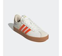 Sneaker ADIDAS SPORTSWEAR "VL COURT 3.0", Damen, Gr. 40,5, orange (core weiß, impact orange, gold metallic), Leder, Synthetik, Schuhe Sneaker, inspiriert vom Design des adidas samba (23713963-40,5) co