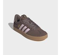 Sneaker ADIDAS SPORTSWEAR "VL COURT 3.0", Damen, Gr. 40, earth strata, clear pink, gold metallic, Leder, Synthetik, Schuhe Sneaker, inspiriert vom Design des adidas samba, Topseller (36056338-40) eart