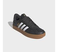 Sneaker ADIDAS SPORTSWEAR "VL COURT 3.0", Damen, Gr. 40, schwarz (carbon, ftwr weiß, gold metallic), Synthetik, Textil, Schuhe Sneaker, inspiriert vom Design des adidas samba (89051142-40) carbon, ftw