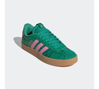 Sneaker ADIDAS SPORTSWEAR "VL COURT 3.0", Damen, Gr. 41, grün (court grün, bliss pink, gold metallic), Leder, Textil, Schuhe Sneaker, Design auf den Spuren des adidas Samba (56703957-41) court grün, b