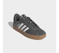Sneaker ADIDAS SPORTSWEAR "VL COURT 3.0", Damen, Gr. 42, iron metallic, core weiß, grau five, Leder, Synthetik, Schuhe Sneaker, inspiriert vom Design des adidas samba, Topseller (23673211-42) iron met