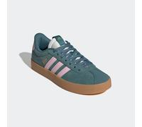 Sneaker ADIDAS SPORTSWEAR "VL COURT 3.0", Damen, Gr. 42, transparent (preloved teal, clear pink, gold metallic), Leder, Textil, Schuhe Sneaker, inspiriert vom Design des adidas samba (66675641-42) pre