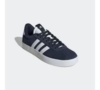 Sneaker ADIDAS SPORTSWEAR "VL COURT 3.0", Herren, Gr. 43, blau (legend ink, ftwr weiß, ftwr weiß), Leder, Synthetik, Schuhe Sneaker, inspiriert vom Design des adidas samba, Topseller (14754845-43) leg