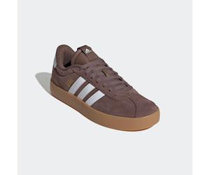 Sneaker ADIDAS SPORTSWEAR "VL COURT 3.0", Herren, Gr. 46, earth strata, ftwr weiß, gold metallic, Leder, Synthetik, Schuhe Sneaker, inspiriert vom Design des adidas samba, Topseller (49205845-46) eart