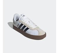 Sneaker ADIDAS SPORTSWEAR "VL COURT 3.0", Herren, Gr. 46, schwarz-weiß (cloud weiß, core schwarz, grau one), Leder, Textil, Schuhe Sneaker, Design auf den Spuren des adidas Samba (60794124-46) cloud w