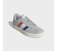 Sneaker ADIDAS SPORTSWEAR "VL COURT 3.0", Herren, Gr. 48, grau two, mystery ink, pure ruby, Leder, Synthetik, Textil, Schuhe Sneaker, World Cup Nations Pack (99164809-48) grau two, mystery ink, pure r