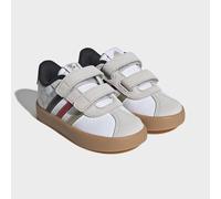 Sneaker ADIDAS SPORTSWEAR "VL COURT 3.0 KIDS", Mädchen, Gr. 22, cloud weiß, core schwarz, gold metallic, Synthetik, Textil, Schuhe Sneaker, für Kinder, World Cup Nations Pack (17857805-22) cloud weiß,
