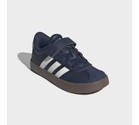 Sneaker ADIDAS SPORTSWEAR "VL COURT 3.0 KIDS", Mädchen, Gr. 28, night indigo, core weiß, gum5, Leder, Synthetik, Schuhe Sneaker, inspiriert vom Design des adidas samba, für Kinder & Jugendliche (27484