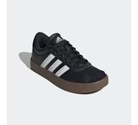 Sneaker ADIDAS SPORTSWEAR "VL COURT 3.0", Kinder, Gr. 35, schwarz-weiß (core schwarz, cloud weiß, gum5), Leder, Synthetik, Schuhe Sneaker, inspiriert vom Design des adidas samba, für Kinder (75722641-