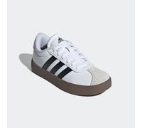Sneaker ADIDAS SPORTSWEAR "VL COURT 3.0", Kinder, Gr. 37, schwarz-weiß (cloud weiß, core schwarz, grau one), Leder, Synthetik, Schuhe Sneaker, inspiriert vom Design des adidas samba, für Kinder (62517