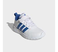 Sneaker ADIDAS SPORTSWEAR "VL MOVE EL C", Mädchen, Gr. 34, cloud weiß, bright royal, ftwr weiß, Synthetik, Textil, Schuhe Sneaker, mit Klettverschluss, für Kinder (70760608-34) cloud weiß, bright roya