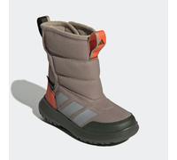 Sneaker ADIDAS SPORTSWEAR "WINTERPLAY KIDS", Mädchen, Gr. 31, braun (blanch cargo, matte silber, semi impact orange), Textil, Schuhe Sneaker, Winterschuhe, Winterboots, Snowboots, für Kinder & Jugendl