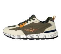 Sneaker Aeronautica Militare ecosuede/ nylon verde militare US24AR09 241SC276CT3332 44
