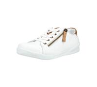 Sneaker ANDREA CONTI "Andrea Conti Sneaker Leder", Damen, Gr. 36, weiß, braun, Leder, Schuhe Sneaker (59068627-36) weiß, braun