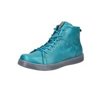 Sneaker ANDREA CONTI "Andrea Conti Sneaker Leder", Damen, Gr. 37, blau (topas), Leder, Schuhe Sneaker (84168005-37) topas