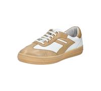 Andrea Conti Damen Low Top Freya Sneaker, weiß/Camel, 39 EU