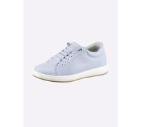Sneaker ANDREA CONTI, Damen, Gr. 36, hellblau, Glattleder, Leder, Rindsleder, Schuhe Sneaker (99549366-36) hellblau
