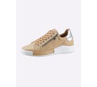 Sneaker ANDREA CONTI, Damen, Gr. 37, braun (camel), Glattleder, Leder, Rindsleder, Schuhe Sneaker (36781207-37) camel