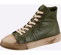 Sneaker ANDREA CONTI, Damen, Gr. 38, khaki, taupe, Leder, Rindsleder, Schuhe Sneaker (95701035-38) khaki, taupe