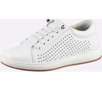 Sneaker ANDREA CONTI "Andrea Conti Sneaker Leder", Damen, Gr. 38, weiß, Leder, Schuhe Sneaker (22647567-38) weiß