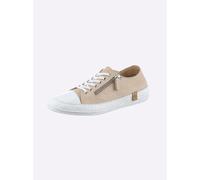 Sneaker ANDREA CONTI, Damen, Gr. 39, Leder, beige (creme, weiß), Leder, Rindsleder, Schuhe Sneaker (94929110-39) creme, weiß