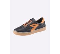Sneaker ANDREA CONTI, Damen, Gr. 42, bunt (marine, orange), Glattleder, Leder, Rindsleder, Schuhe Sneaker (59047743-42) marine, orange