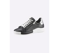 Sneaker ANDREA CONTI, Damen, Gr. 42, schwarz, Glattleder, Leder, Rindsleder, Schuhe Sneaker (98129040-42) schwarz