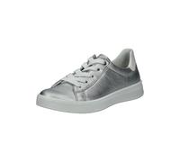 Sneaker ARA "Ara Sneaker Leder", Damen, Gr. 38, silber, Leder, Schuhe Sneaker (46234437-38) silber