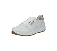 Sneaker ARA "Ara Sneaker Leder", Damen, Gr. 39, weiß (weiß, gold), Leder, Schuhe Sneaker (99176212-39) weiß, gold