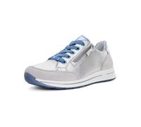 Sneaker ARA "Ara Sneaker Leder", Damen, Gr. 40, grau, Leder, Schuhe Sneaker (94090733-40) grau