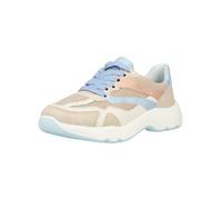 Keilsneaker ARA "BOSTON", Damen, Gr. 41, hellbeige, pastellfarben, Glattleder, Lederimitat, Textil, Schuhe, Freizeitschuh, Halbschuh, Schnürer mit Logoprägung, Weite H (90284736-41) hellbeige, pastell