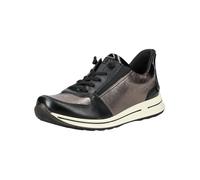 Sneaker ARA "Ara Sneaker Leder/Textil", Damen, Gr. 39, schwarz (schwarz kombi), Leder, Textil, Schuhe (92534550-39) schwarz kombi