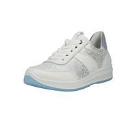Sneaker ARA "Ara Sneaker Leder/Textil", Damen, Gr. 43, weiß, blau, Leder, Textil, Schuhe Sneaker (39077850-43) weiß, blau