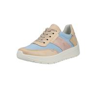 Sneaker ARA "Ara Sneaker Lederimitat", Damen, Gr. 39, blau, pink, Lederimitat, Schuhe Sneaker (47037218-39) blau, pink