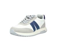 Sneaker ARA "Ara Sneaker Lederimitat/Textil", Damen, Gr. 39, grau, blau, Lederimitat, Textil, Schuhe Sneaker (87242219-39) grau, blau