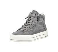 Sneaker ARA "Ara Sneaker Veloursleder", Damen, Gr. 38, grau (graphit), Veloursleder, Schuhe Sneaker (47176330-38) graphit