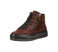 Sneaker ARA "Ara Sneaker Veloursleder", Damen, Gr. 40, braun (dunkelbraun), Veloursleder, Schuhe Sneaker (64053357-40) dunkelbraun