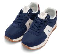 Sneaker ARA "MALIBU", Herren, Gr. 37, dunkelblau, sanftes weiß, weinrot, Lederimitat, Textil, kontrastfarbene Details, Schuhe Sneaker, Freizeitschuh, Halbschuh, Schnürschuh in Komfortweite H (=sehr we
